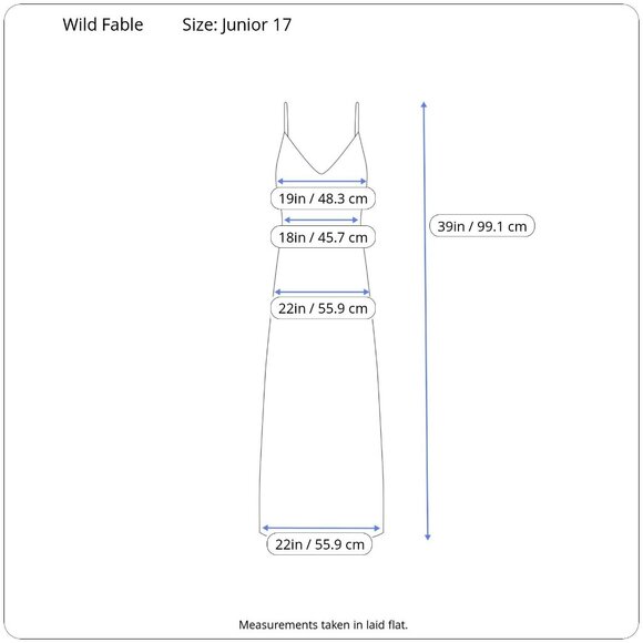 Wild Fable Junior Teens Red Sleeveless Sundress Square Neck Midi Length Size 17 - Picture 4 of 9